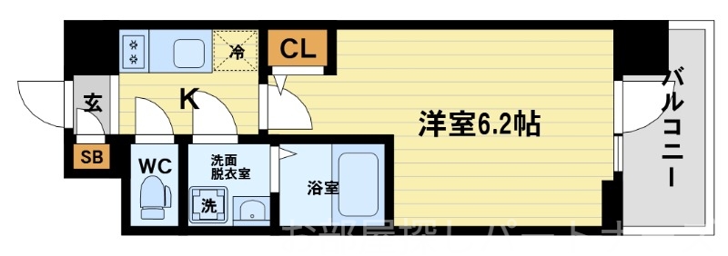2階の間取り図