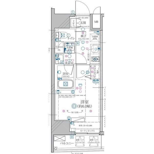 9階の間取り図