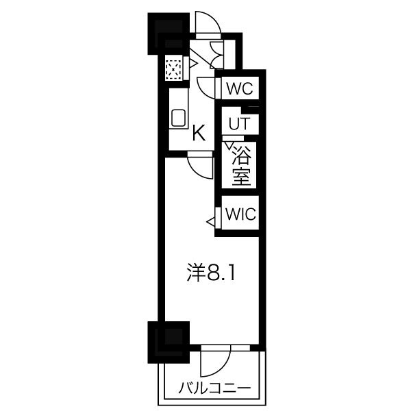 2階の間取り図