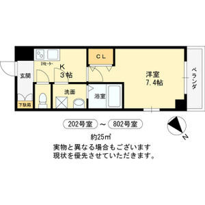 7階の間取り図