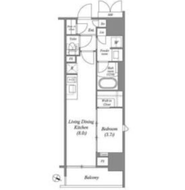 3階の間取り図