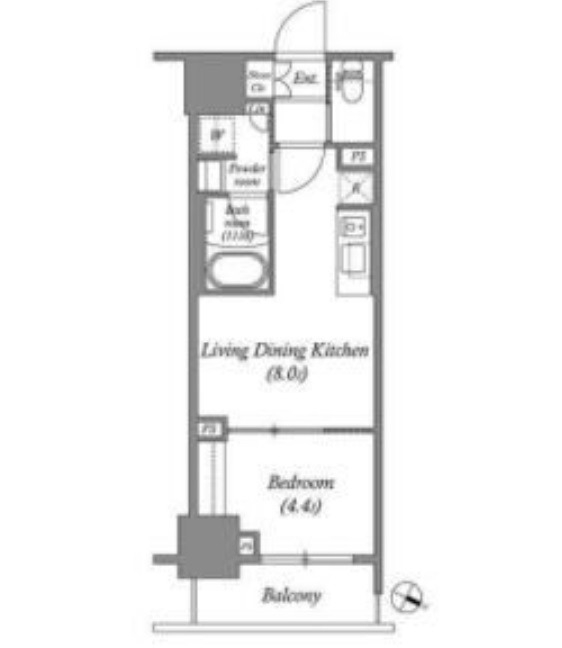 3階の間取り図