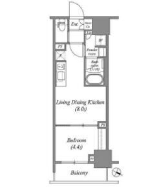 3階の間取り図
