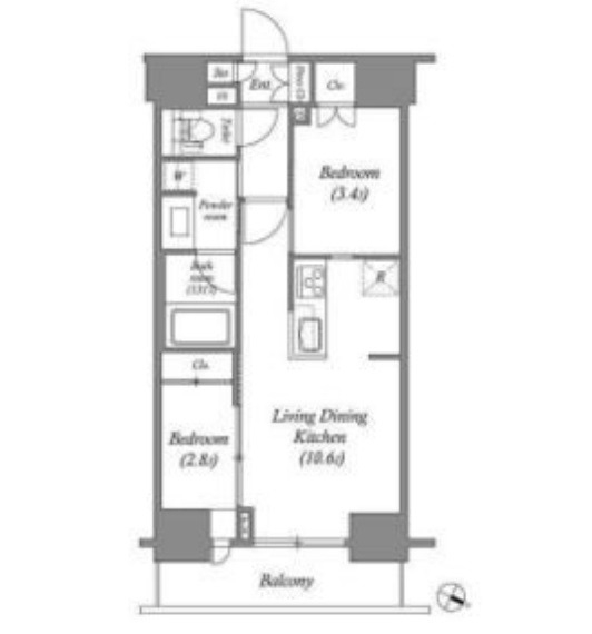 7階の間取り図
