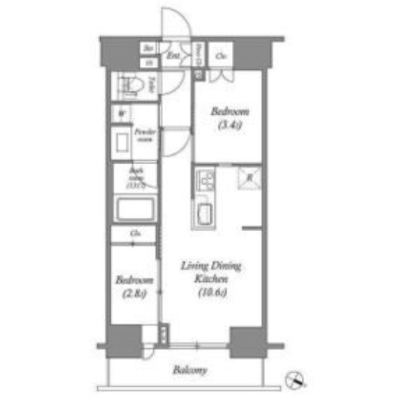 13階の間取り図