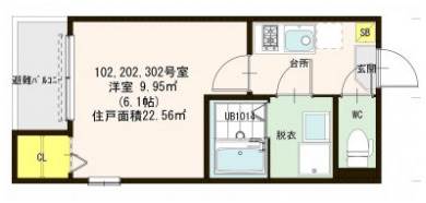 3階の間取り図