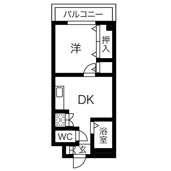 6階の間取り図