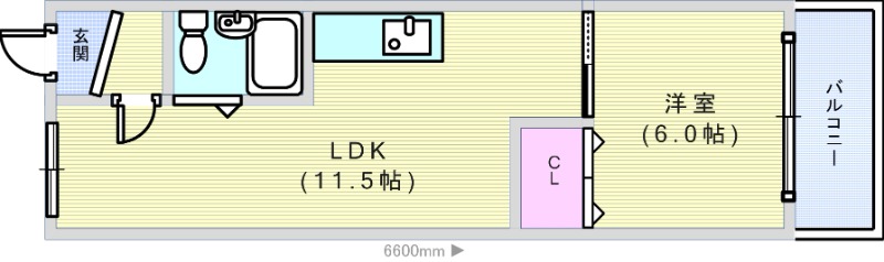 4階の間取り図
