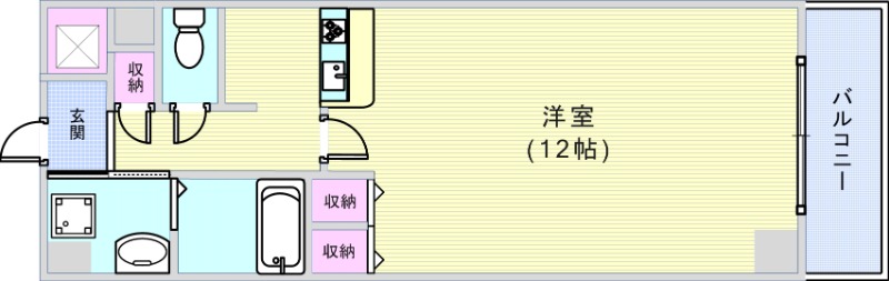 4階の間取り図