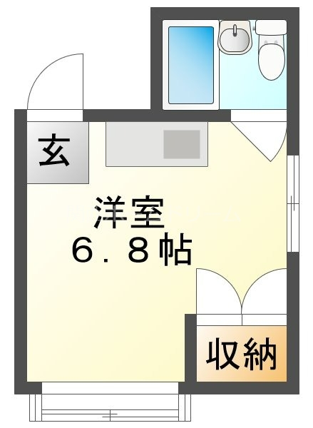 2階の間取り図