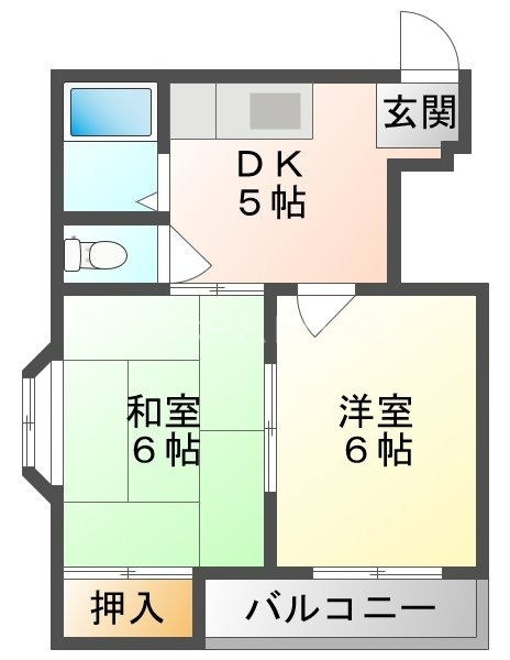4階の間取り図