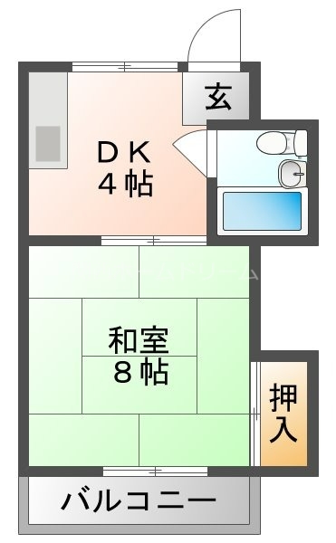 1階の間取り図