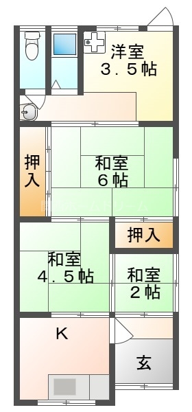 1階の間取り図