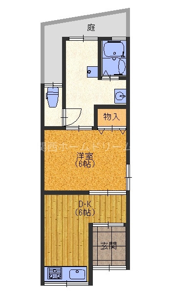 1階の間取り図
