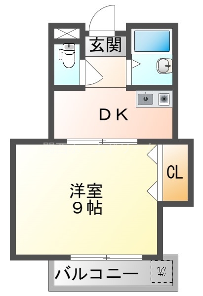 4階の間取り図