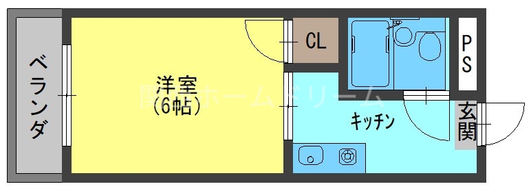 4階の間取り図