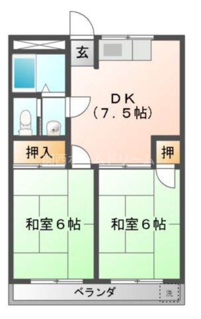 5階の間取り図