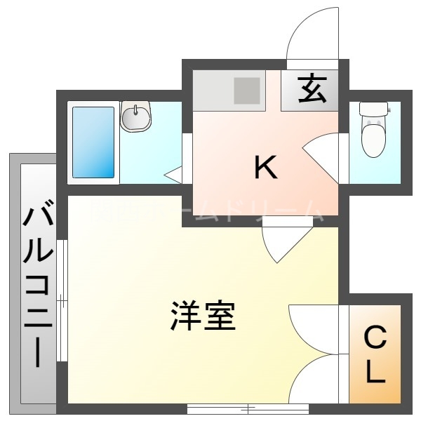 2階の間取り図