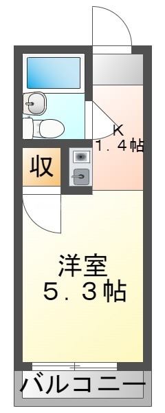1階の間取り図