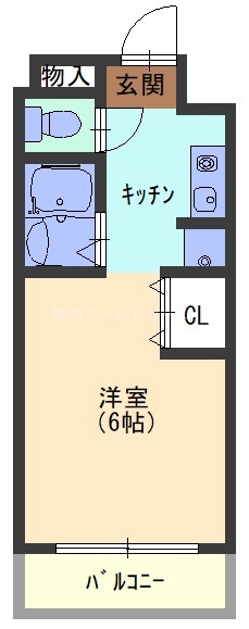 2階の間取り図