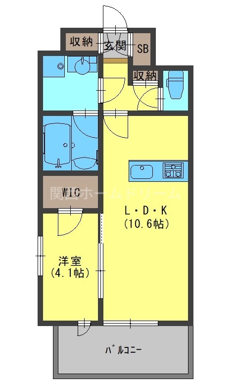 6階の間取り図