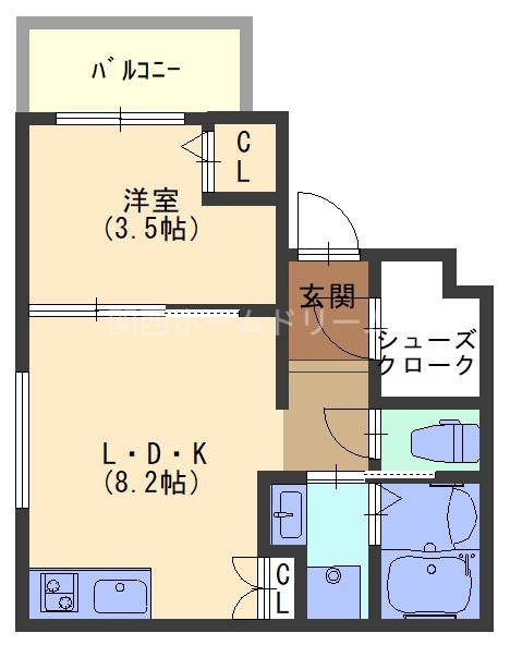 3階の間取り図