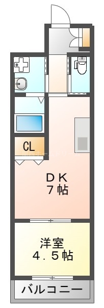 2階の間取り図