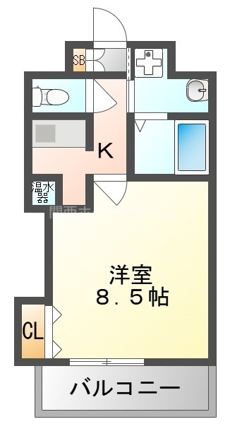 3階の間取り図