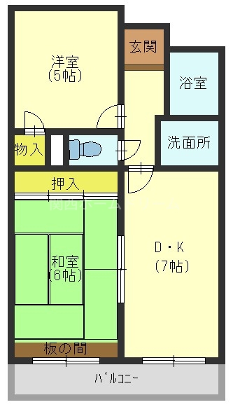 3階の間取り図
