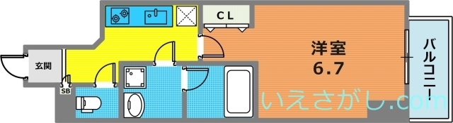 14階の間取り図