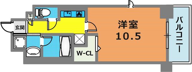 4階の間取り図