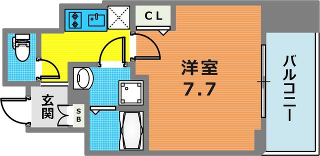 8階の間取り図