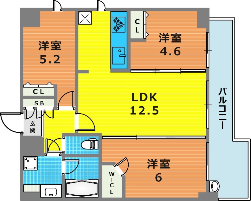 15階の間取り図