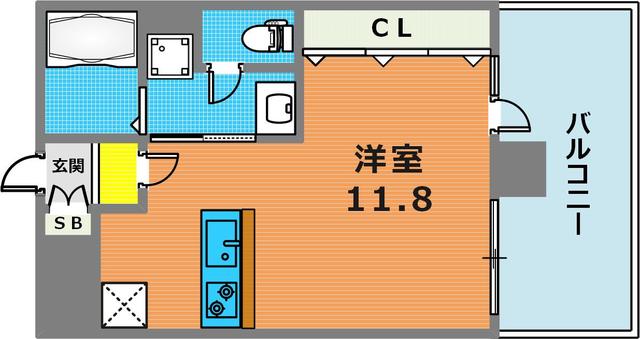 6階の間取り図