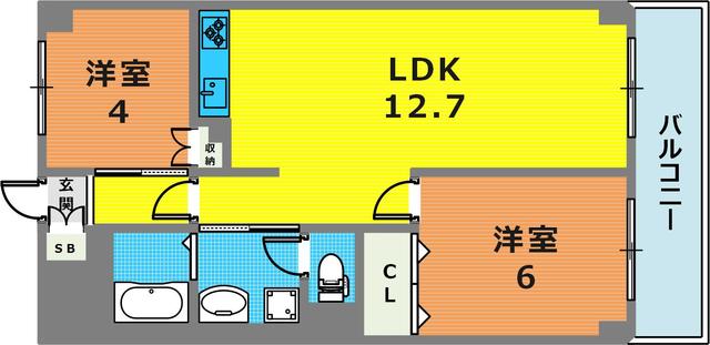 3階の間取り図
