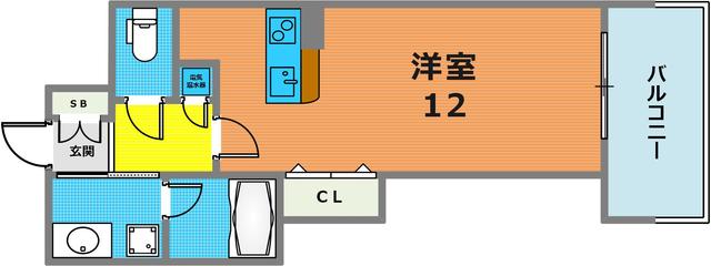 6階の間取り図