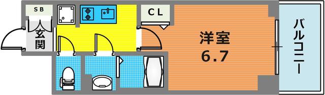 3階の間取り図