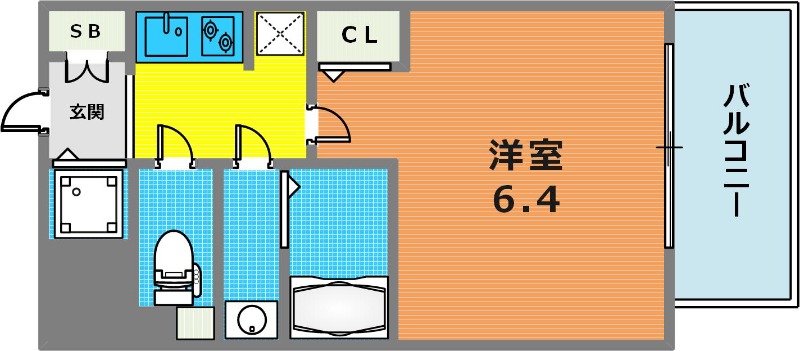 5階の間取り図