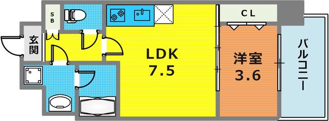 3階の間取り図