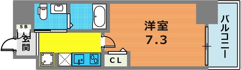 4階の間取り図