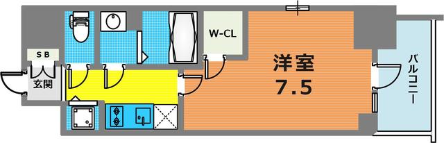 6階の間取り図