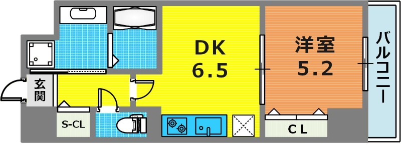 5階の間取り図