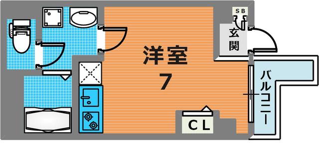 4階の間取り図