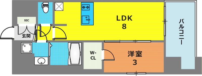 5階の間取り図
