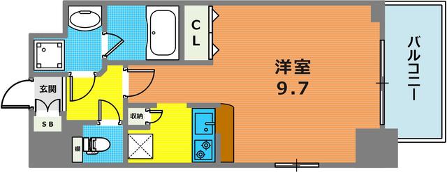 7階の間取り図
