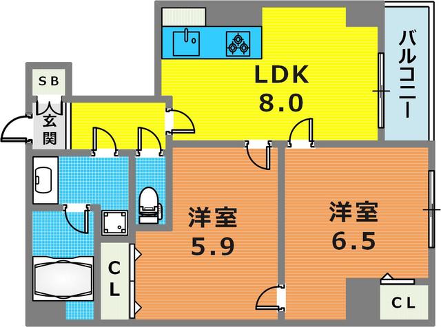 10階の間取り図