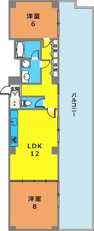 9階の間取り図