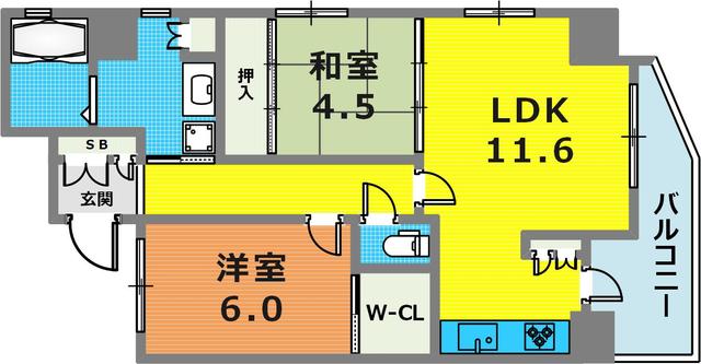 13階の間取り図