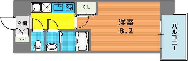 7階の間取り図