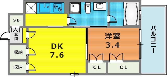 5階の間取り図